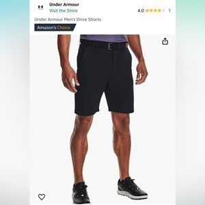Men’s Under Armour Drive short size 34. Black